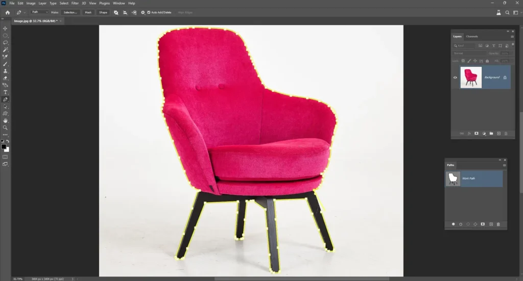 Create Clipping path