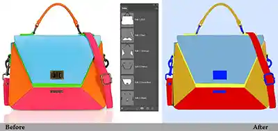 Color Separation Multiple Clipping Path